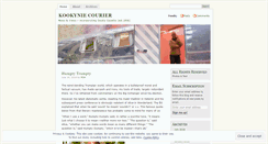 Desktop Screenshot of kookyniecourier.com